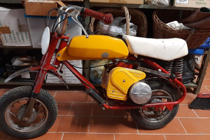 Mini moto bianchi aquilotto da collezione