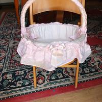 Cestino porta confetti per Nascita Bambina