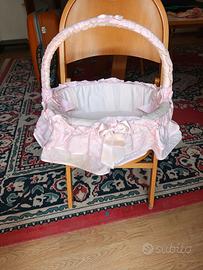 Cestino porta confetti per Nascita Bambina