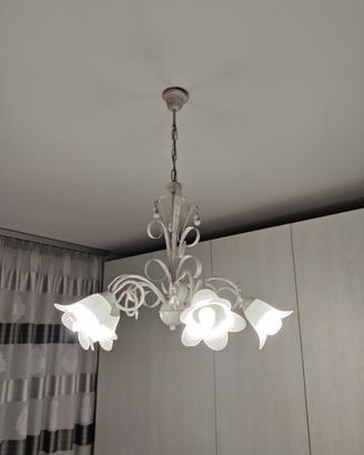 Lampadario rosa