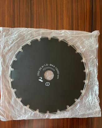 Disco Diamantato 200mm per Edilizia - NUOVO