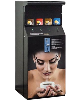 Distributore automatico per caffe a cialde e capsu