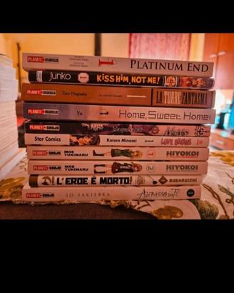 lotto di 38 manga in varie condizioni