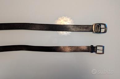 Cinture usate DIESEL e CALVIN KLEIN vera pelle
