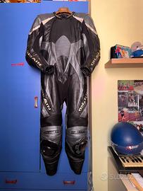 Tuta moto in pelle