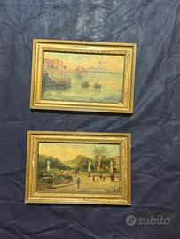 2 fantastici quadri raffiguranti Napoli.