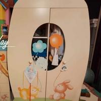 cameretta Foppapedretti +letto con scivolo 