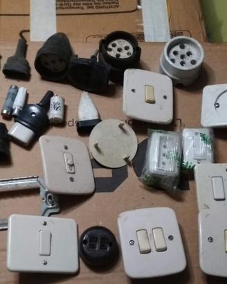 materiale elettrico vintage