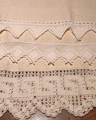 TOVAGLIE  IN TELA GREZZA 