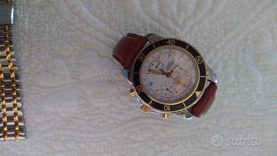 Crono Sector Golden Eagle cassa acciaio fondello e