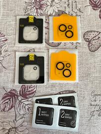 4 Proteggi obiettivo Iphone 13 in vetro temperato