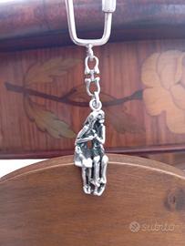 portachiavi argento 925 firmato Yeso