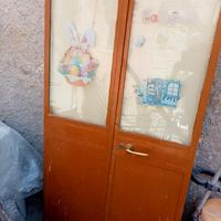 Porta in ferro a due ante