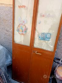 Porta in ferro a due ante