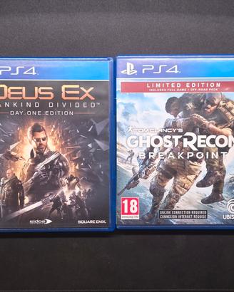 Lotto giochi PS4