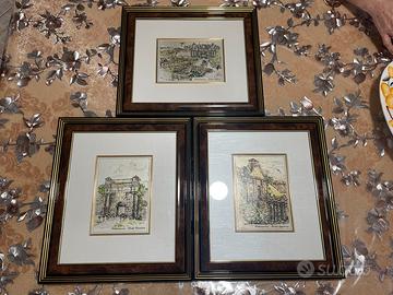 3 Quadri città Palmanova Udine