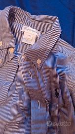 Camicia Ralph Lauren 18 mesi a righe banche e blu