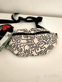 Marsupio Bianco e Nero Keith Haring x H&M – Nuovo