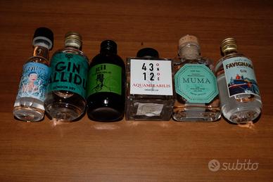 Kit Degustazione 6 Gin Artigianali Italiani 5cl