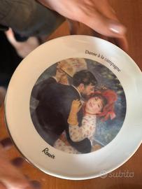 Collezione completa piatti fine porcellana