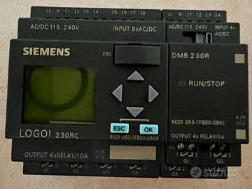 PLC  siemens logo 230 rc con espansione dm8 230R