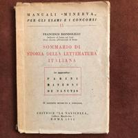 Letteratura italiana - F. Biondolillo - 1952