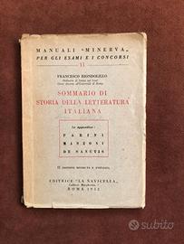 Letteratura italiana - F. Biondolillo - 1952
