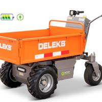 Motocarriola 100% elettrica con cassone per legna