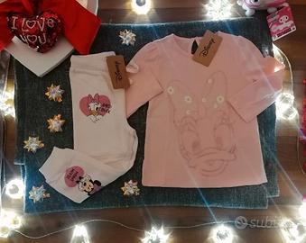 nuovo Completo Disney bambina 92 cm 2-3 anni caldo