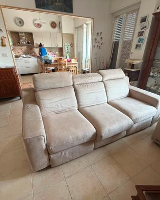 Set divano 3 posti + poltrona beige