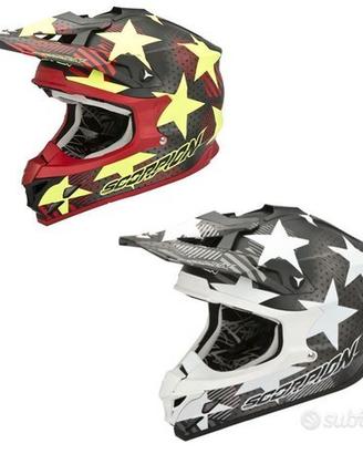 CASCO MOTO CROSS FUORISTRADA SCORPION VX15 LEGGERO