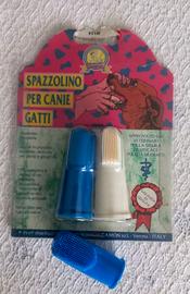 Spazzolino da dito per cani e gatti