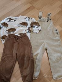 salopette+ tuta Zara 2/3 anni