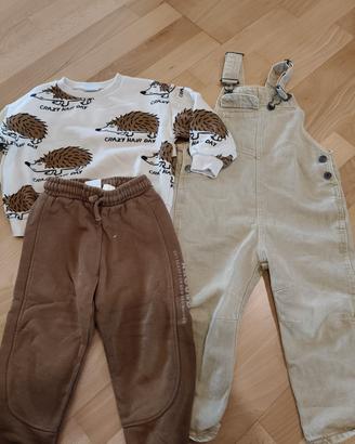 salopette+ tuta Zara 2/3 anni