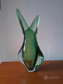 Vaso vetro di Murano sommerso vintage anni 60 - 70