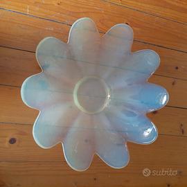 VASSOIO in VETRO a petalo " YALOS " CASA MURANO