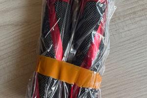 Manopole Moto Trial Rosse e Nere