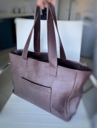 Borsa di pelle vera