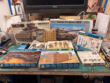 Lotto kit modellismo militare