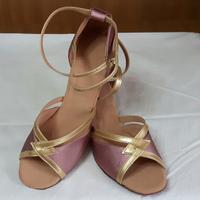 Scarpe donna da ballo n. 38 nuove color rosa oro