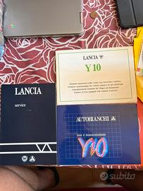 Lotto di 3 libretti originali autobianchi Y10