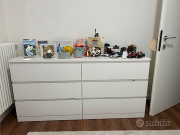 Cassettiera Malm ikea 6 cassetti