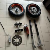 kit trasformazione motard completo ktm exc sx smr