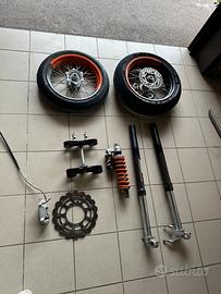 kit trasformazione motard completo ktm exc sx smr