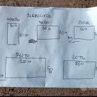 5 termosifoni lamellari al prezzo di uno
