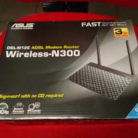 Modem Router Asus DSL-N12E Wireless N300