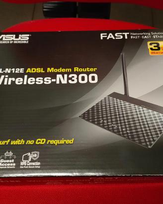 Modem Router Asus DSL-N12E Wireless N300