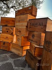 Casse vino in legno