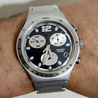 orologio swatch irony Chrono alluminium daredevil