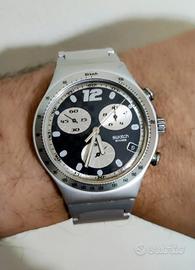 orologio swatch irony Chrono alluminium daredevil